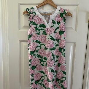 🌺🌷Crown & Ivy Pink and Green Floral Kids Dress